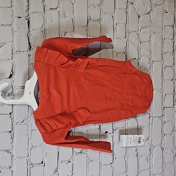 Long sleeve ruffled onesie bodysuit - Picture 8 of 8